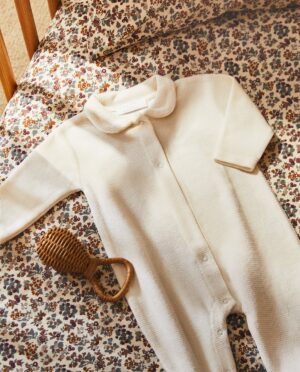 textured volour romper