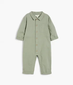 baby green overalls
