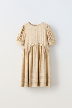 girls floral ruffle dress