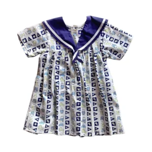 kids vintage nautical dress