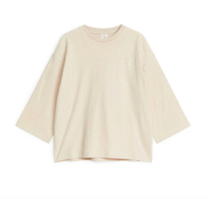 beige kids long sleeved tee