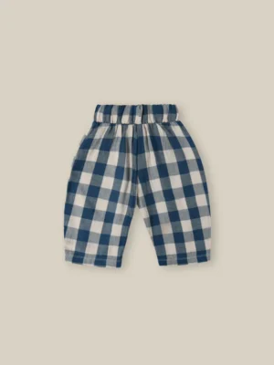 blue gingham pants