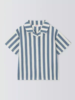 boys blue striped shirt