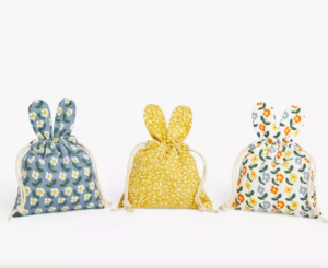 cotton bunny pouches