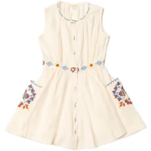 embroidered summer dress