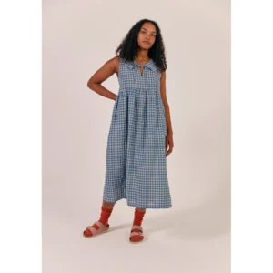 gingham mum dress