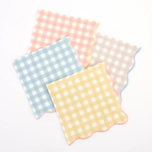 gingham napkins