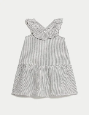 girls striped summer dress