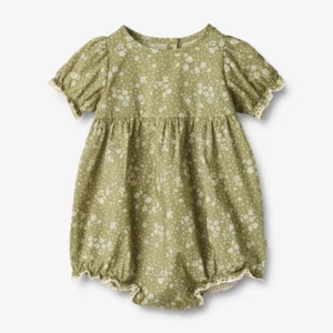 green floral romper