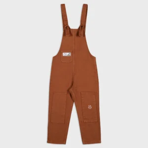 brown kids dungarees
