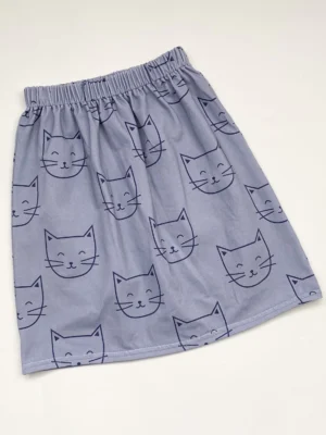 kids cat midi skirt