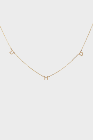 letter necklace