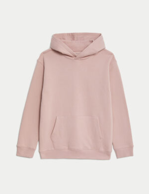 pale pink kids hoodie