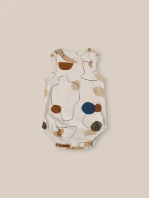 printed white bodysuit