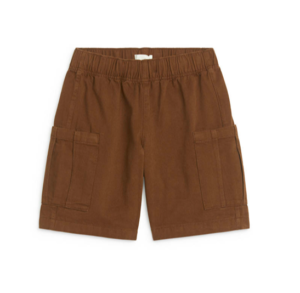 boys brown utility shorts