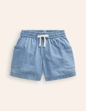 kids chambray shorts