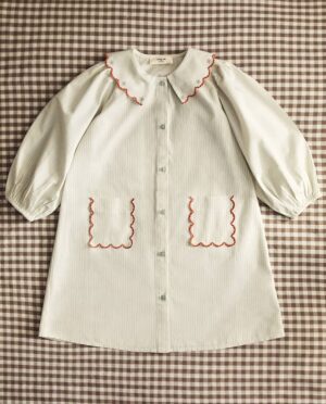 dress with embroidered details