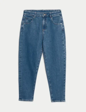 girls denim balloon jeans