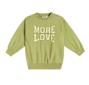 more love khaki cotton sweatshirt