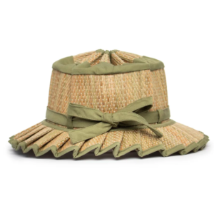 olive straw hat