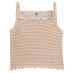strappy striped vest