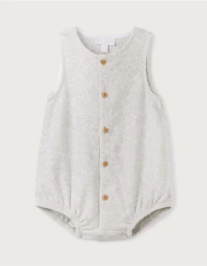 terry bubble romper