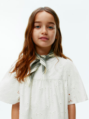 white broderie dress
