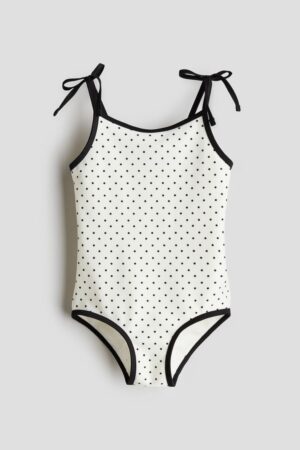 bow detail swimsuit