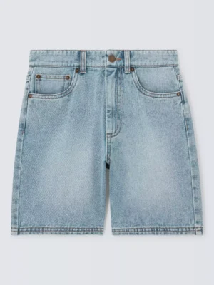 kids blue denim shorts