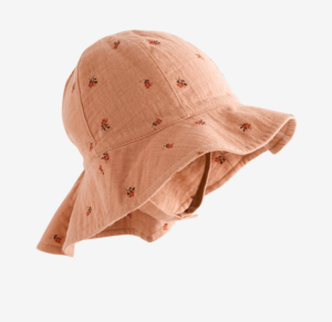 ditsy print sunhat