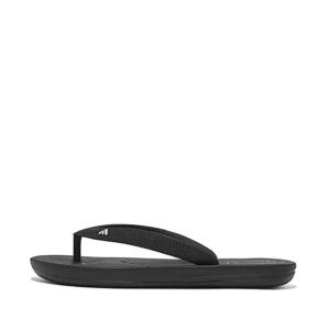 kids black flip flops