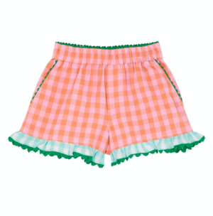kids gingham shorts