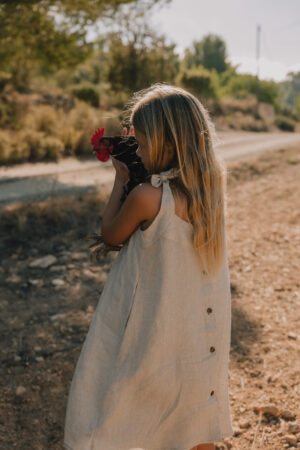 kids linen dress