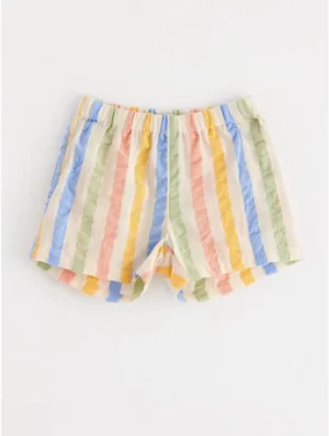 kids pastel woven shorts