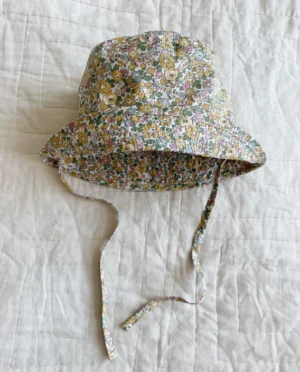 liberty print baby sunhat