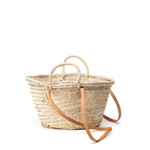 small straw beach bag