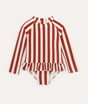 kids striped swimsuit