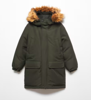 boys khaki parka