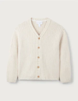 cream knit cardigan