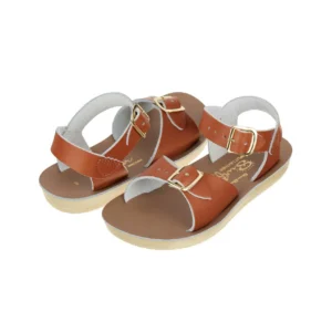 tan kids saltwater sandals