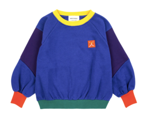 blue retro boys sweatshirt