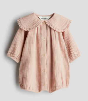 cotton muslin baby romper
