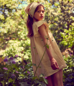 crochet detail dress