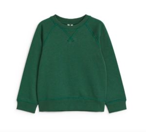 dark green terry sweatshirt