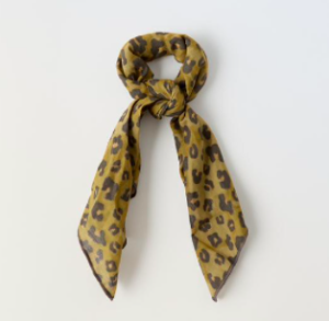 kids animal print bandana