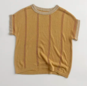 mustard kids knitted t-shirt