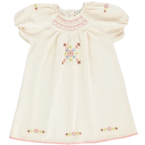 vintage embroidered girls dress