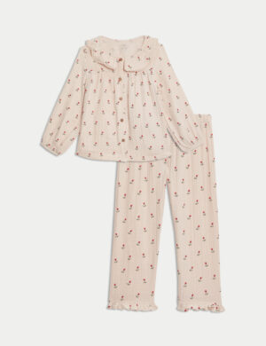 cotton floral pyjamas