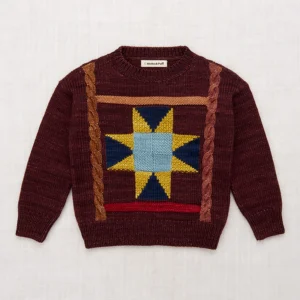 misha puff wool nova pullover