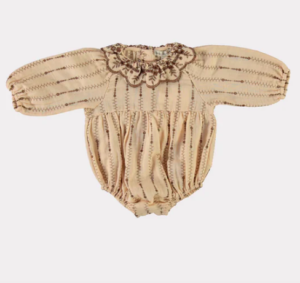 antique rose romper